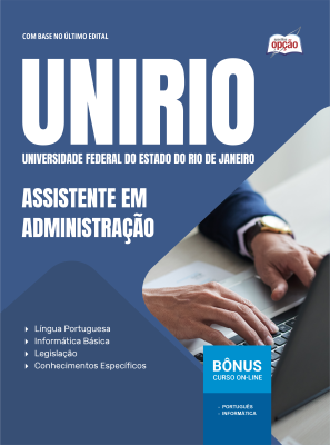 Apostila UNIRIO 2025 - Assistente em Administração